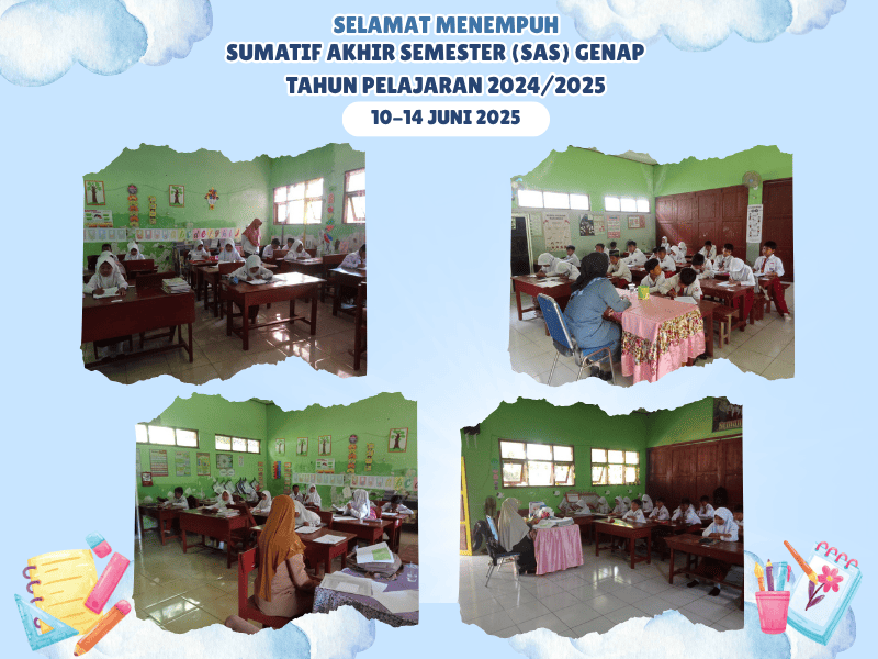 Pelaksanaan Sumatif Akhir Semester Genap di SD Negeri IV Kendit Tahun Pelajaran 2024/2025